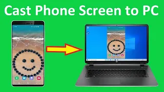 How To Cast Android Mobile Phone Screen To Pc Laptop For Free Connect Phone To Pc Laptop